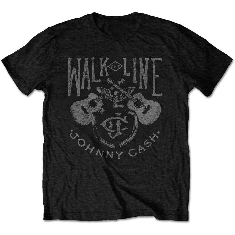 Johnny Cash Walk The Line Shirt Country Music Graphic Tee Retro Legend Fan Tee